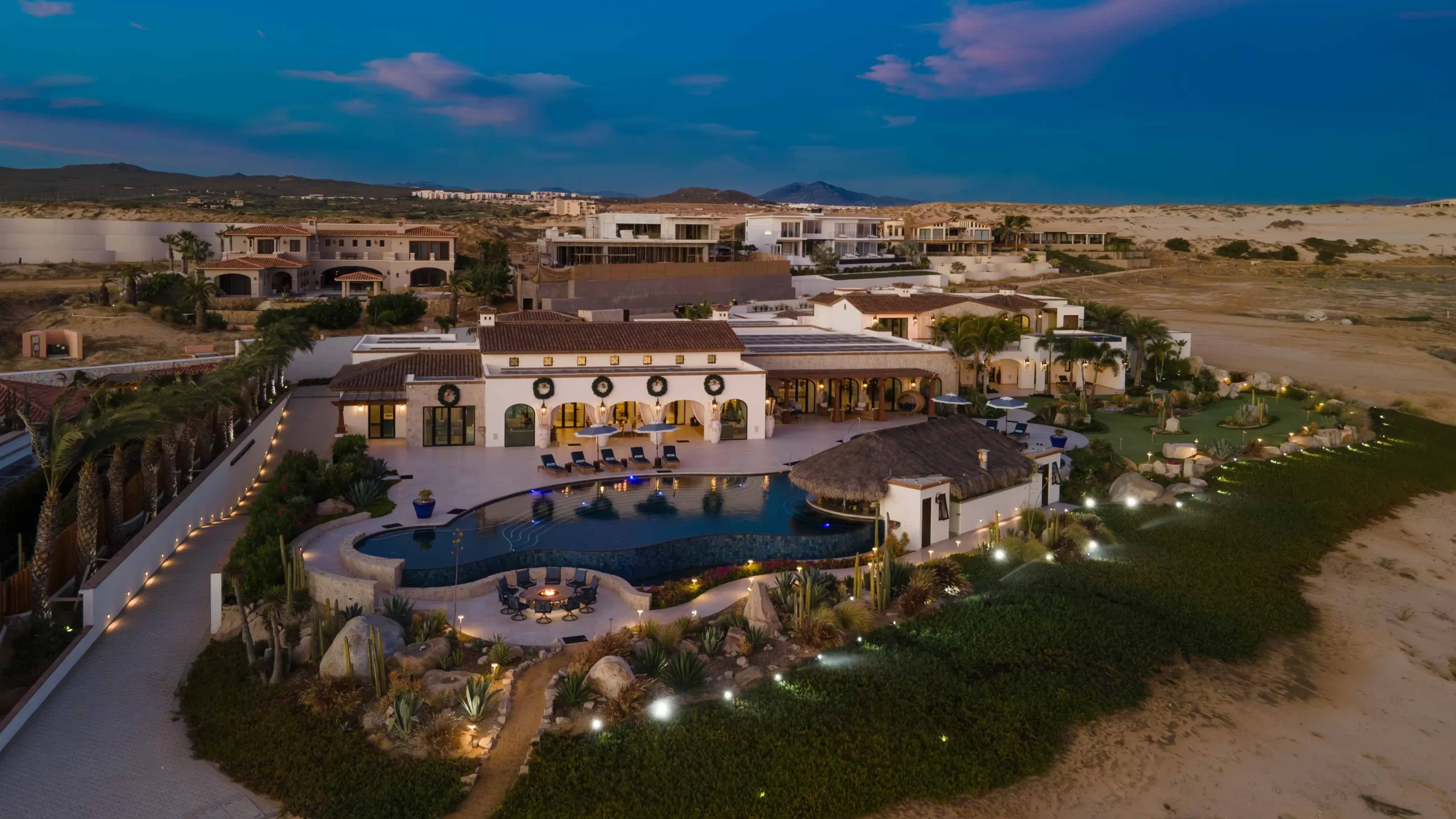 Quivira luxury Beachfront Homes for Sale in Cabo with ocean views and Jack Nicklaus golf course
